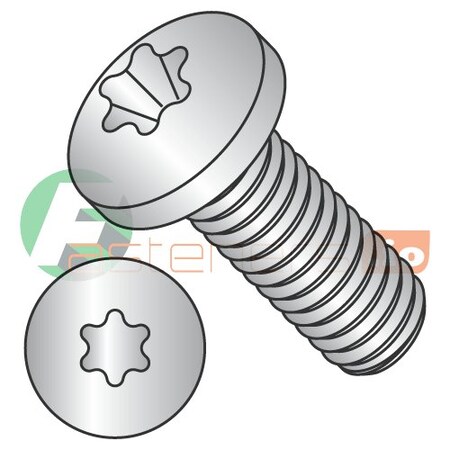 Newport Fasteners M6-1.00 x 45 mm Torx Pan Machine Screw, Plain 18-8 Stainless Steel, 500 PK 467277